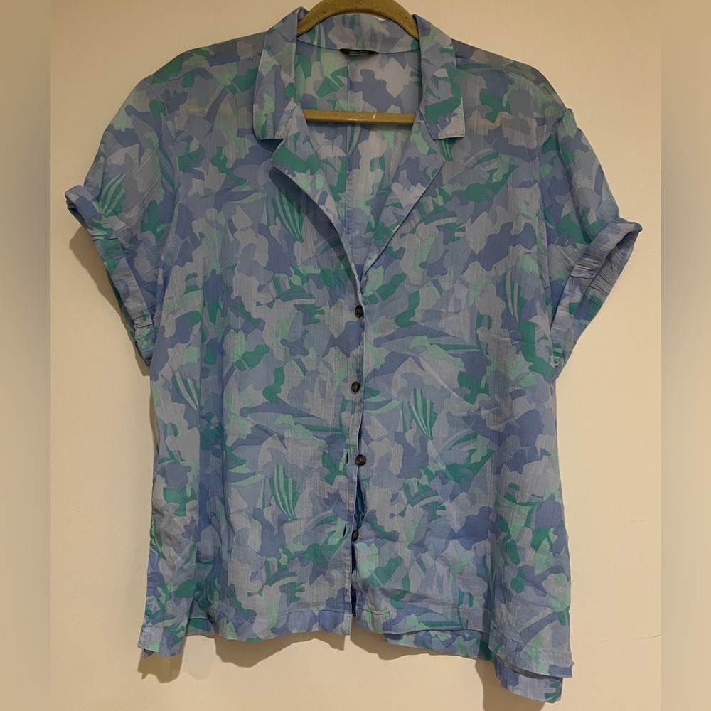 Women’s Eddie Bauer Multicolor Patterned Blouse